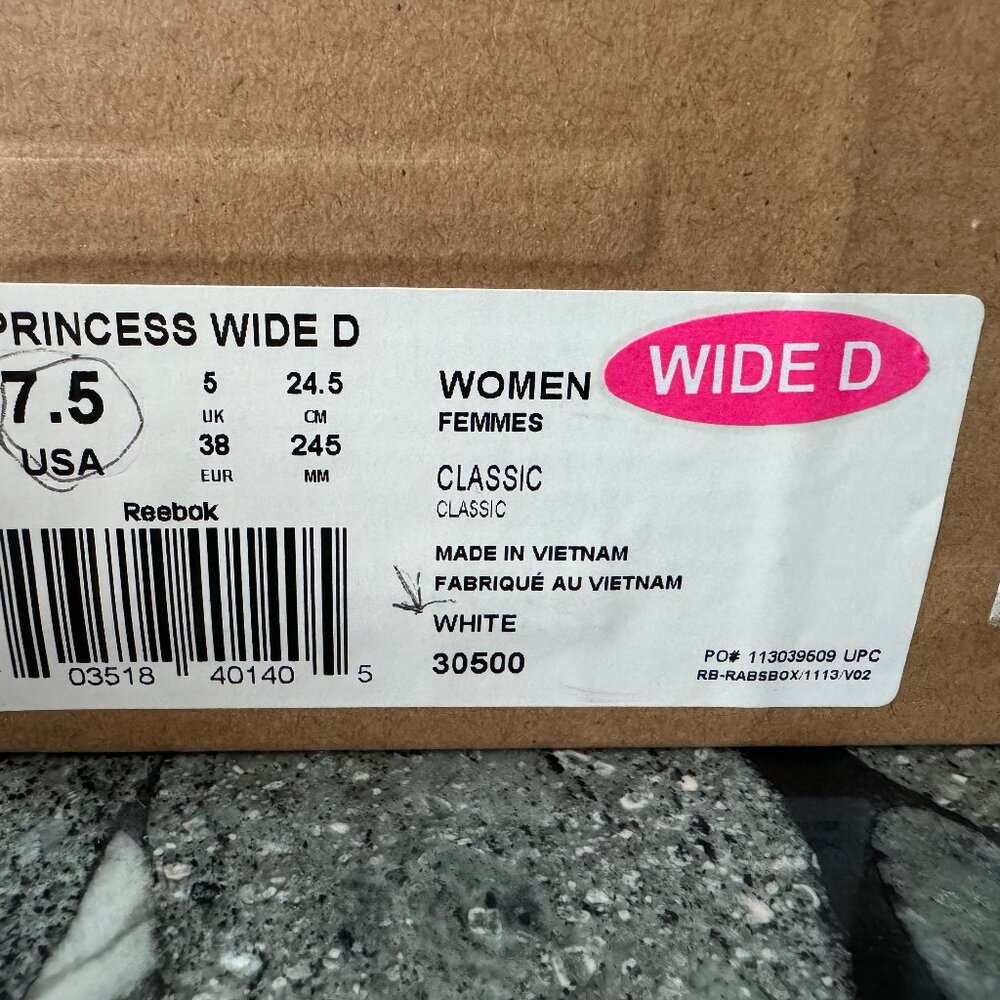 Reebok Classic White Women's Athletic Sneakers - Picture 3 of 3